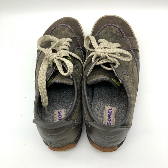 Sorel Mackenzie Leather Hiking Sneakers - Picture 8 of 16